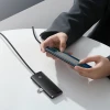 USB-хаб Baseus Lite Series 5-in-1 USB-A to 4xUSB-A/USB-C 2m Black (WKQX030201)