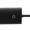 USB-хаб Baseus Lite Series Hub 4-in-1 USB-C to 4хUSB-A/USB-C 0.25m Black (WKQX030301)