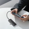 USB-хаб Baseus Lite Series Hub 4-in-1 USB-C to 4хUSB-A/USB-C 0.25m Black (WKQX030301)