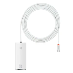 USB-хаб Baseus Lite Series Hub 4-in-1 USB-C to 4хUSB-A/USB-C 2m White (WKQX030502)