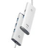 USB-хаб Baseus Lite Series Hub 4-in-1 USB-C to 4хUSB-A/USB-C 2m White (WKQX030502)