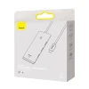 USB-хаб Baseus Lite Series Hub 4-in-1 USB-C to 4хUSB-A/USB-C 2m White (WKQX030502)