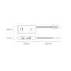 USB-хаб Baseus Lite Series 6-in-1 USB-C to 2xUSB-A/USB-C/HDMI/SD/TF Black (WKQX050001)