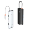 USB-хаб Baseus Lite Series 6-in-1 USB-C to 2xUSB-A/USB-C/HDMI/SD/TF Black (WKQX050101)