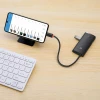 USB-хаб Baseus Lite Series 6-in-1 USB-C to 2xUSB-A/USB-C/HDMI/SD/TF Black (WKQX050101)
