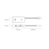 USB-хаб Baseus Lite Series 6-in-1 USB-C to 2xUSB-A/USB-C/HDMI/SD/TF White (WKQX050102)