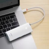 USB-хаб Baseus Lite Series 6-in-1 USB-C to 2xUSB-A/USB-C/HDMI/SD/TF White (WKQX050102)