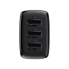 Сетевое зарядное устройство Baseus Compact 17W 3xUSB-A Black (CCXJ020101)