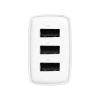 Мережевий зарядний пристрій Baseus Compact 17W 3xUSB-A White (CCXJ020102)
