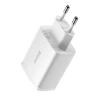 Мережевий зарядний пристрій Baseus Compact 17W 3xUSB-A White (CCXJ020102)