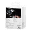 Автомобільний зарядний пристрій Baseus Enjoyment Retractable 30W with Lightning/USB-C Cable Black (CGTX000001)