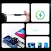 Автомобільний зарядний пристрій Baseus Enjoyment Retractable 30W with Lightning/USB-C Cable Black (CGTX000001)
