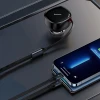 Автомобільний зарядний пристрій Baseus Enjoyment Retractable 30W with Lightning/USB-C Cable Black (CGTX000001)