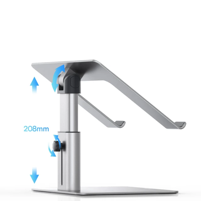 Підставка для ноутбука Baseus Metal Adjustable Laptop Stand Silver (LUJS000012)