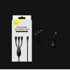 Кабель Baseus Flash 2 USB-A/USB-C to USB-C/Lightning/Micro-USB 1.5m Purple (CASS030205)