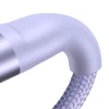 Кабель Baseus Flash 2 USB-A/USB-C to USB-C/Lightning/Micro-USB 1.5m Purple (CASS030205)