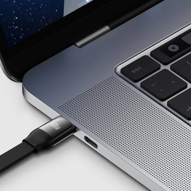 Кабель Baseus Bright Mirror 2 3-in-1 USB-C to USB-C/Lightning/Micro-USB 1.1m Purple (CAMJ010205)