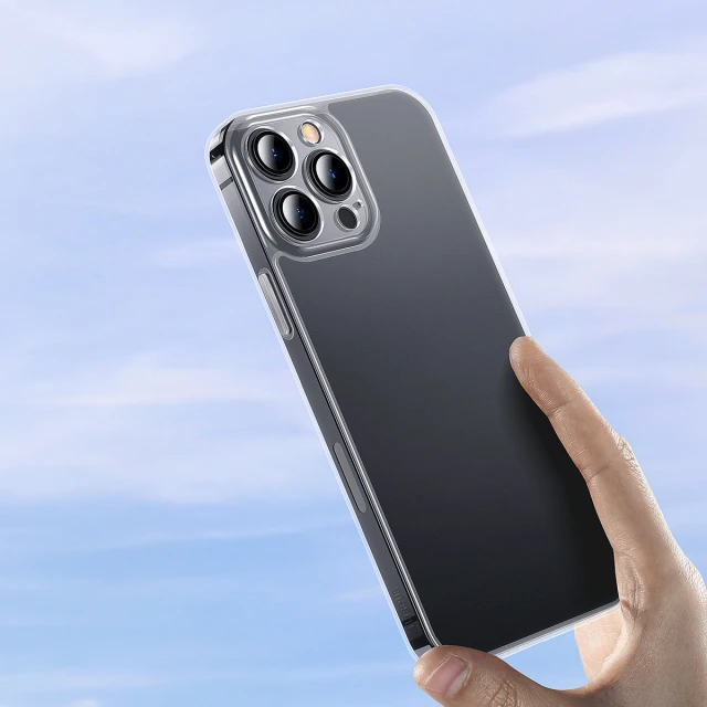 Чохол Baseus Frosted Glass для iPhone 13 Pro Max Transparent (ARWS000802)