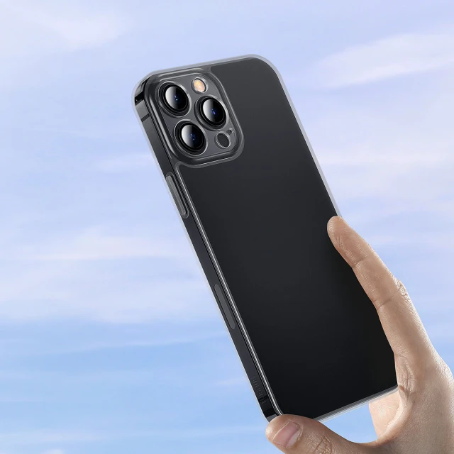 Чохол Baseus Frosted Glass для iPhone 13 Pro Black (ARWS001001)