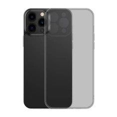 Чохол Baseus Frosted Glass Hard Cover With Gel Frame для iPhone 13 Pro Max Black (6932172609283)