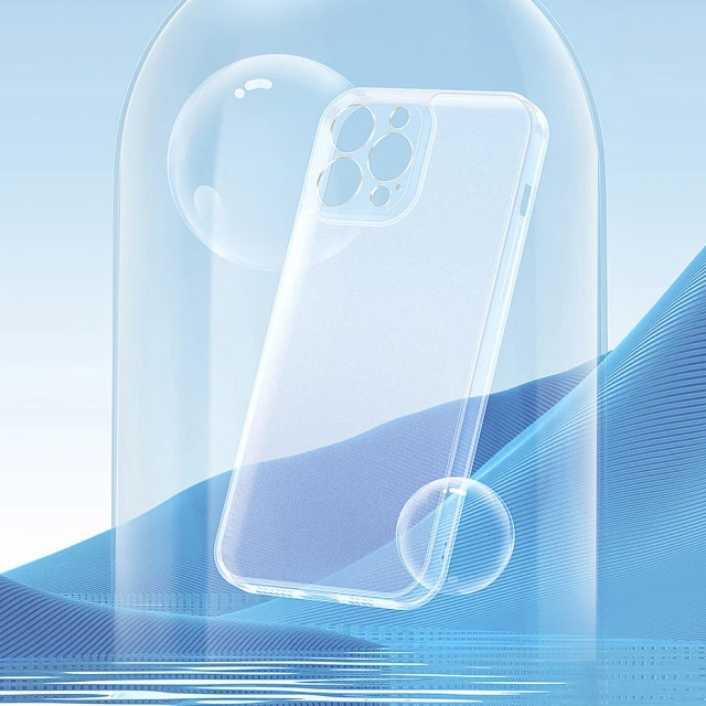 Чохол Baseus Frosted Glass Hard Cover With Gel Frame для iPhone 13 Pro Max Black (6932172609283)