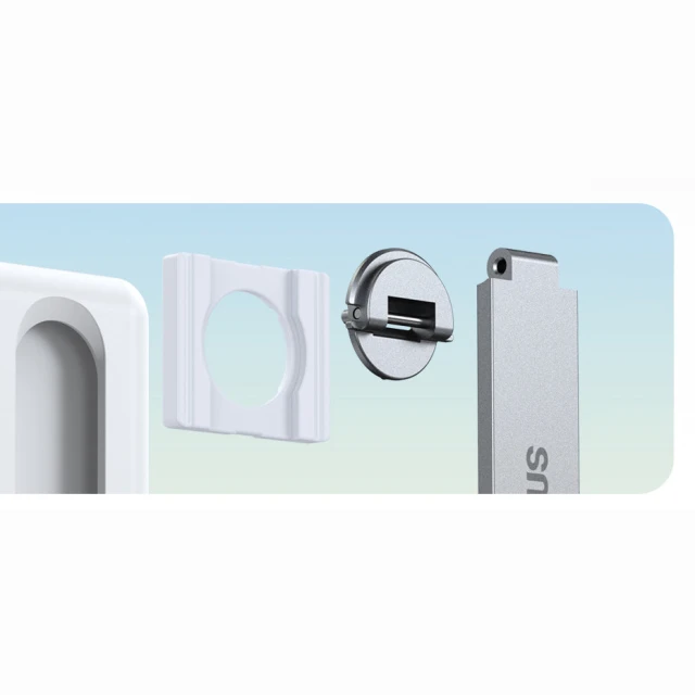 Підставка Baseus Foldable Magnetic Bracket White with MagSafe (LUXZ010002)