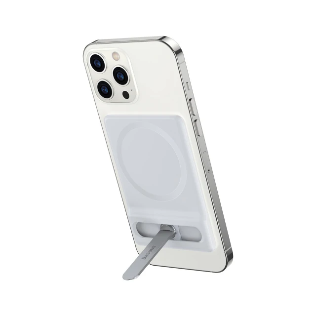 Підставка Baseus Foldable Magnetic Bracket White with MagSafe (LUXZ010002)