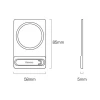 Підставка Baseus Foldable Magnetic Bracket White with MagSafe (LUXZ010002)