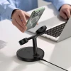 Бездротовий зарядний пристрій Baseus Swan 3-in-1 15W Black (WXTE000101)