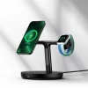 Бездротовий зарядний пристрій Baseus Swan 3-in-1 15W Black (WXTE000101)