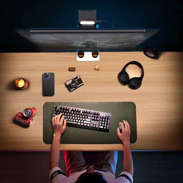 Настільна світлодіодна лампа Baseus i-wok2 Series USB Asymmetric Light Source Screen Hanging Black (DGIW000101)