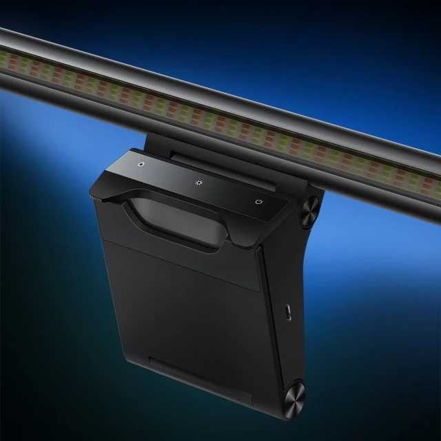 Настільна світлодіодна лампа Baseus i-wok2 Series USB Asymmetric Light Source Screen Hanging Black (DGIW000101)