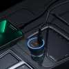 Автомобільний зарядний пристрій Baseus Golden Contactor Triple Fast Charger 65W 2xUSB-C/USB-A Dark Grey (CGJP010013)