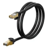 Кабель Baseus Seven High Speed RJ45 Network Cable 10Gbps 1m Black (WKJS010101)