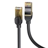 Кабель Baseus Seven High Speed RJ45 Network Cable 10Gbps 1m Black (WKJS010101)