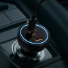 Автомобільна зарядка Baseus 160W з технологією Qualcomm® Quick Charge™ 5 2xUSB-C 1xUSB-A Grey (6932172611897)