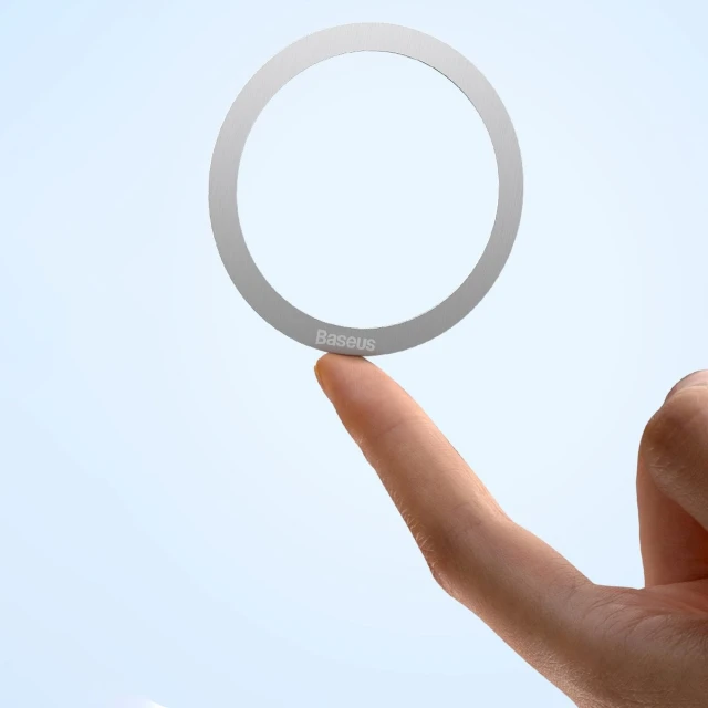 Магнітне кільце Baseus Halo Series Magnetic Ring Silver Silver (2 Pack) (PCCH000012)