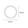 Магнітне кільце Baseus Halo Series Magnetic Ring Silver Silver (2 Pack) (PCCH000012)