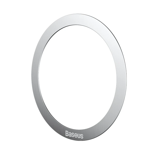 Магнітне кільце Baseus Halo Series Magnetic Ring Silver Silver (2 Pack) (PCCH000012)