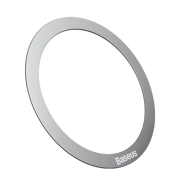 Магнітне кільце Baseus Halo Series Magnetic Ring Silver Silver (2 Pack) (PCCH000012)