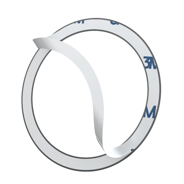 Магнитное кольцо Baseus Halo Series Magnetic Ring Silver Black (2 Pack) (PCCH000001)