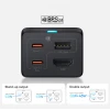 Мережевий зарядний пристрій Baseus Baseus GaN5 Pro HUB 2xUSB-C/HDMI/USB-A 67W USB-C to USB-C Cable Black (CCGP110201)
