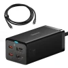 Мережевий зарядний пристрій Baseus Baseus GaN5 Pro HUB 2xUSB-C/HDMI/USB-A 67W USB-C to USB-C Cable Black (CCGP110201)