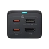 Мережевий зарядний пристрій Baseus Baseus GaN5 Pro HUB 2xUSB-C/HDMI/USB-A 67W USB-C to USB-C Cable Black (CCGP110201)