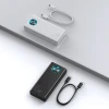 Портативний зарядний пристрій Baseus Amblight Overseas Edition 65W 30000mAh White (PPLG000102)