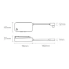 USB-хаб Baseus PadJoy 4-in-1 USB-A | USB-C | HDMI-A | Mini Jack 3.5mm Dark Gray (WKWJ000013)
