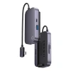 USB-хаб Baseus PadJoy 6-in-1 USB-C | USB-A | Mini Jack 3.5mm | SD | TF | HDMI-A Dark Gray (WKWJ000113)