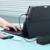 USB-хаб Baseus PadJoy 6-in-1 USB-C | USB-A | Mini Jack 3.5mm | SD | TF | HDMI-A Dark Gray (WKWJ000113)