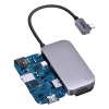 USB-хаб Baseus PadJoy 6-in-1 USB-C | USB-A | Mini Jack 3.5mm | SD | TF | HDMI-A Dark Gray (WKWJ000113)