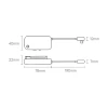 USB-хаб Baseus PadJoy 6-in-1 USB-C | USB-A | Mini Jack 3.5mm | SD | TF | HDMI-A Dark Gray (WKWJ000113)